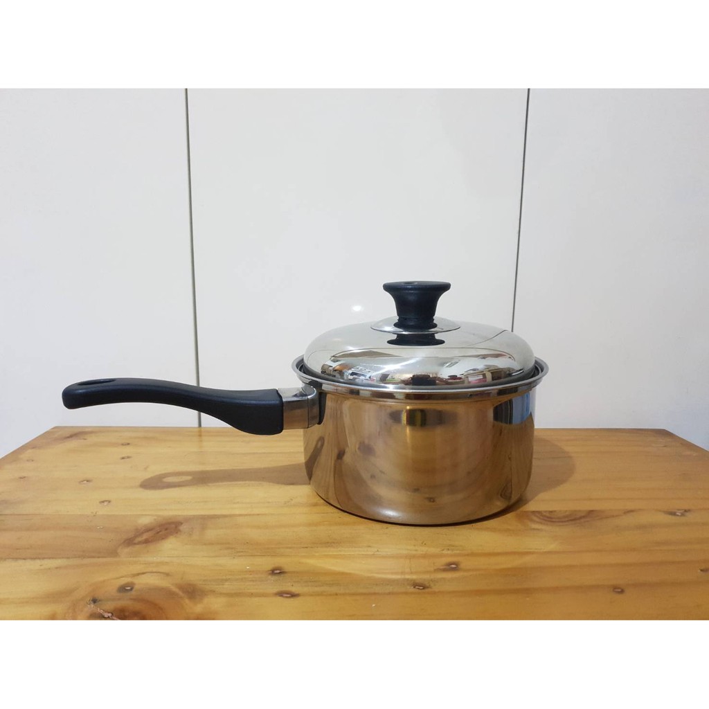 PANCI Sauce Pan Stainless 17 cm - Panci Susu