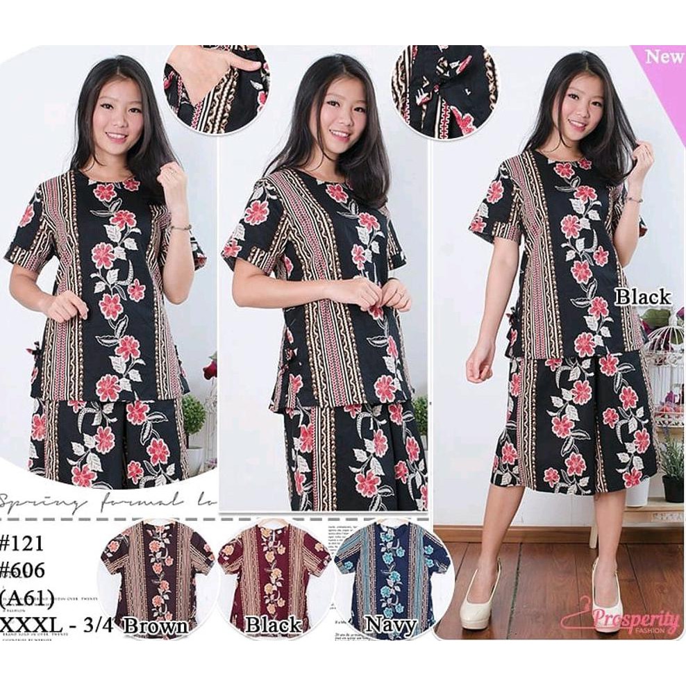 Setelan Batik Celana Kulot