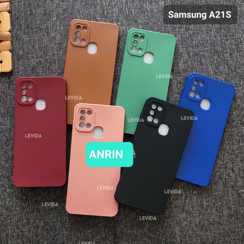 SAMSUNG A21S CASE PRO CAMERA MACARON CASING SOFTCASE SILIKON