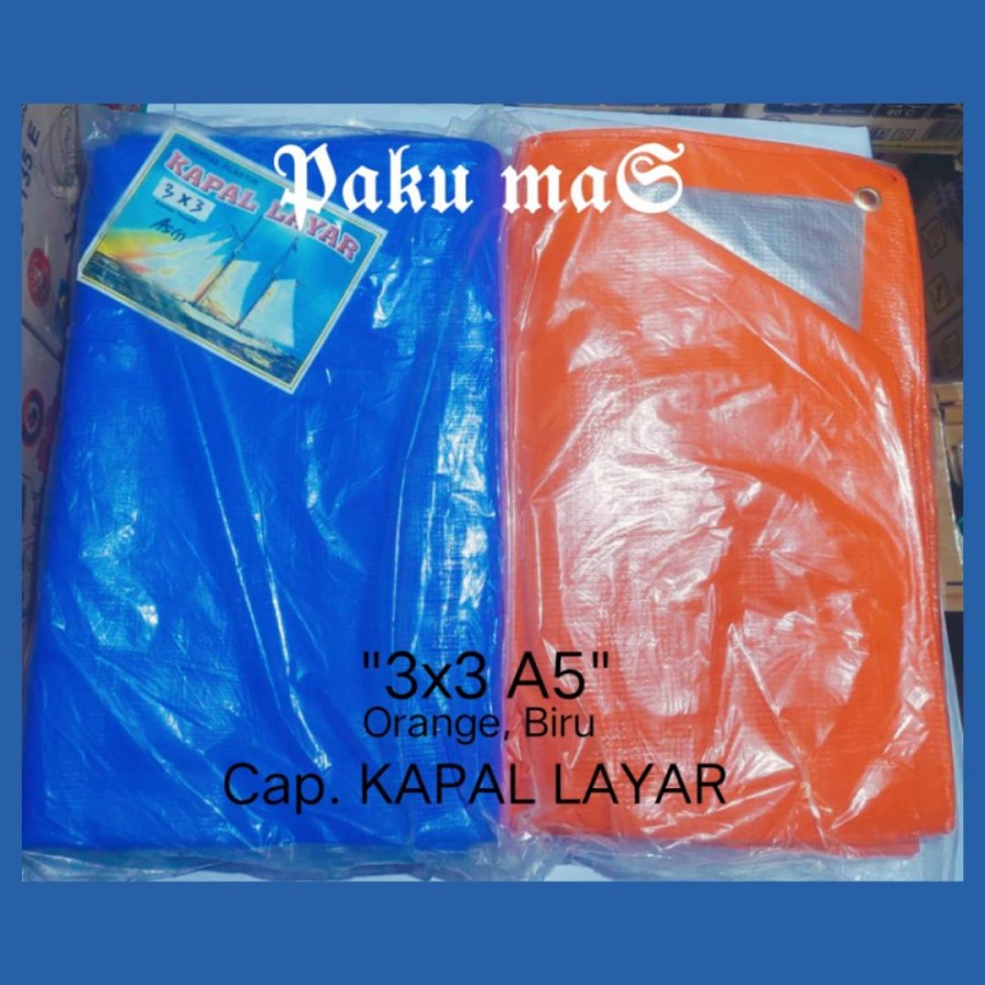 Terpal plastik 3x3 Terpal 3x3 A5