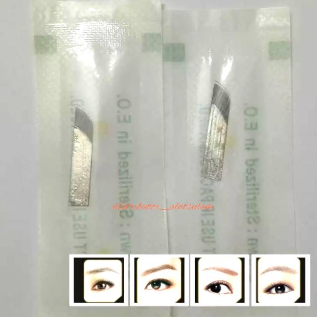 Jarum sulam alis microblading 17F dan 15F