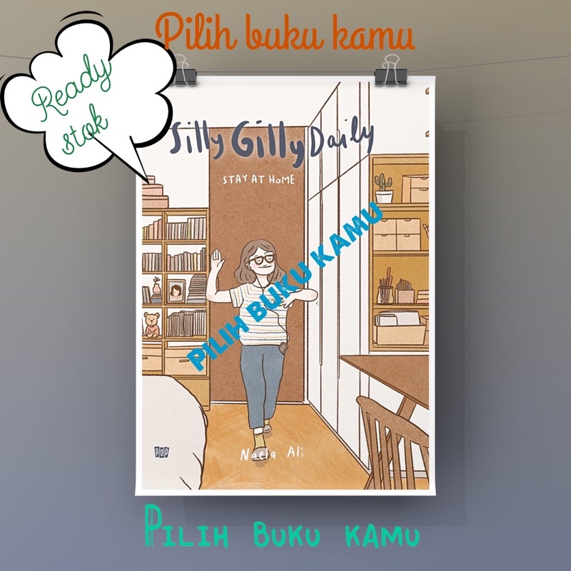 Silly Gilly Daily : Stay at Home Naela ali (Ready stok) Bonus.