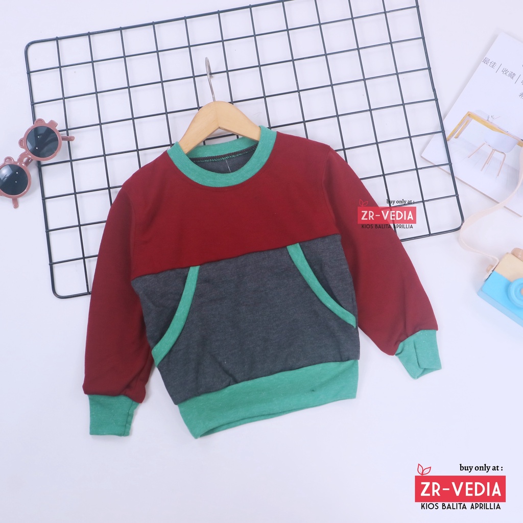 [UNIVERSAL] Sweater Joe uk 2-3 Tahun / Baju Switer Jaket Outer Anak Perempuan Laki Tebal Murah Polos