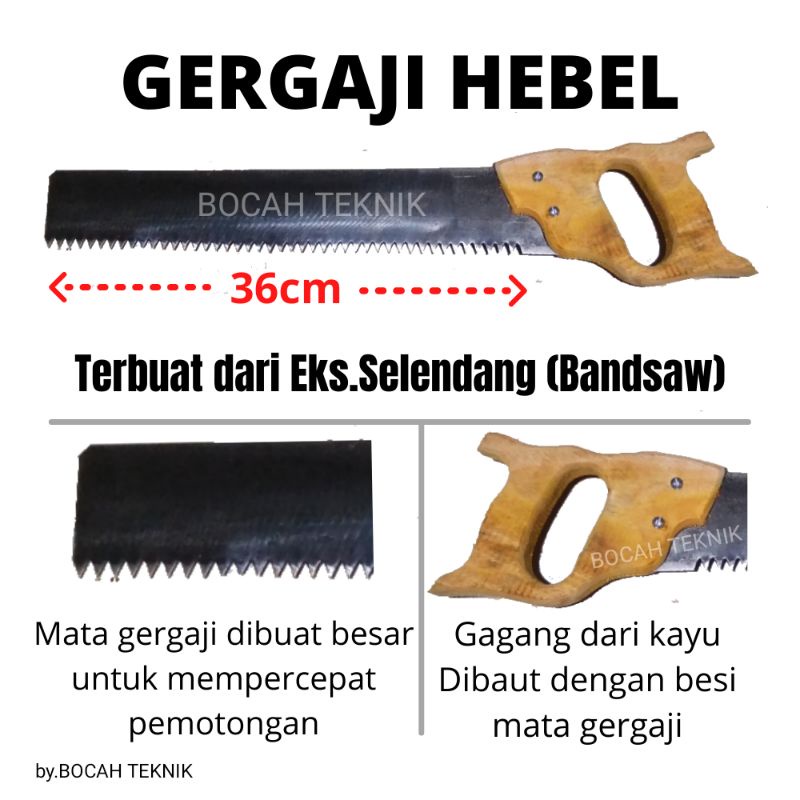 Gergaji Hebel - Gergaji / graji / pemotong bata ringan / hebel / herbel / mata besar besar bahan dari baja selendang bandsaw / serkel