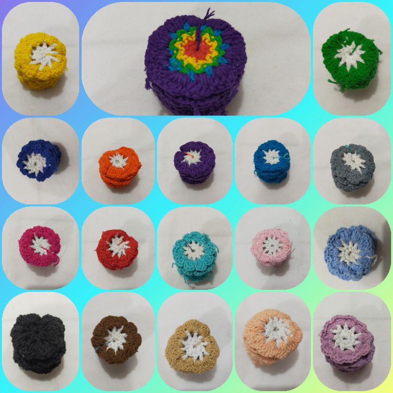 Rajut bahan dreamcatcher untuk ring  uk6cm|gantungan kunci|gantungan hias