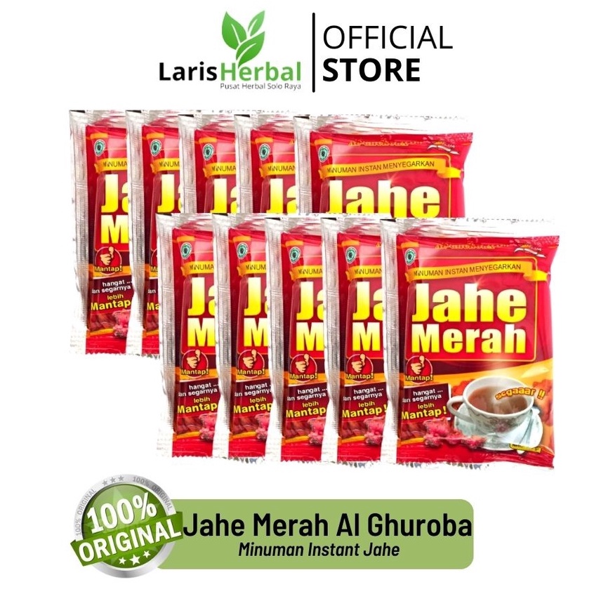 

ORIGINAL Jahe Mera Al GHuroba | Minuman Instant Jahe Merah