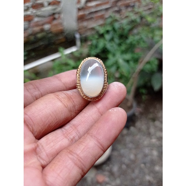 cincin batu akik anggur klawing motif unik lain garut pancawarna dan bacan