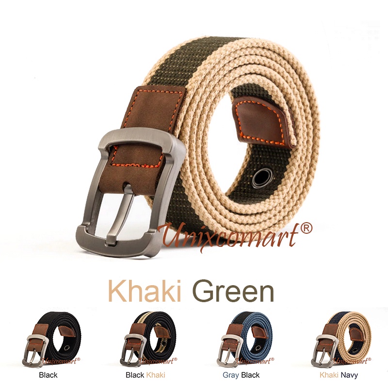 Gesper Pria HANK BELT Tali Sabuk Ikat Tactical Pinggang Kanvas Tebal