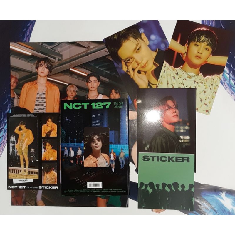 unsealed album set jaehyun album seoul city ver nct 2021 sticker album official photocard jaehyun se