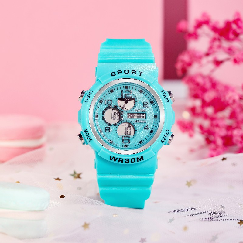 Watchyou Jam Tangan Wanita INS Electronic Waterproof Fashion Jelly Digital Watches