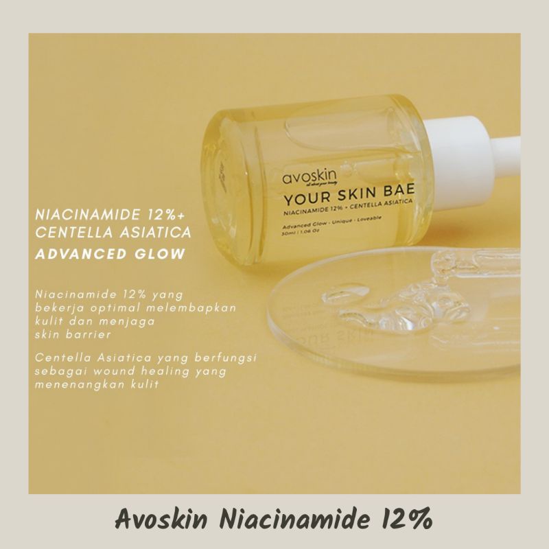 Avoskin Your Skin Bae Niacinamide 12% + Centella Asiatica 30mL