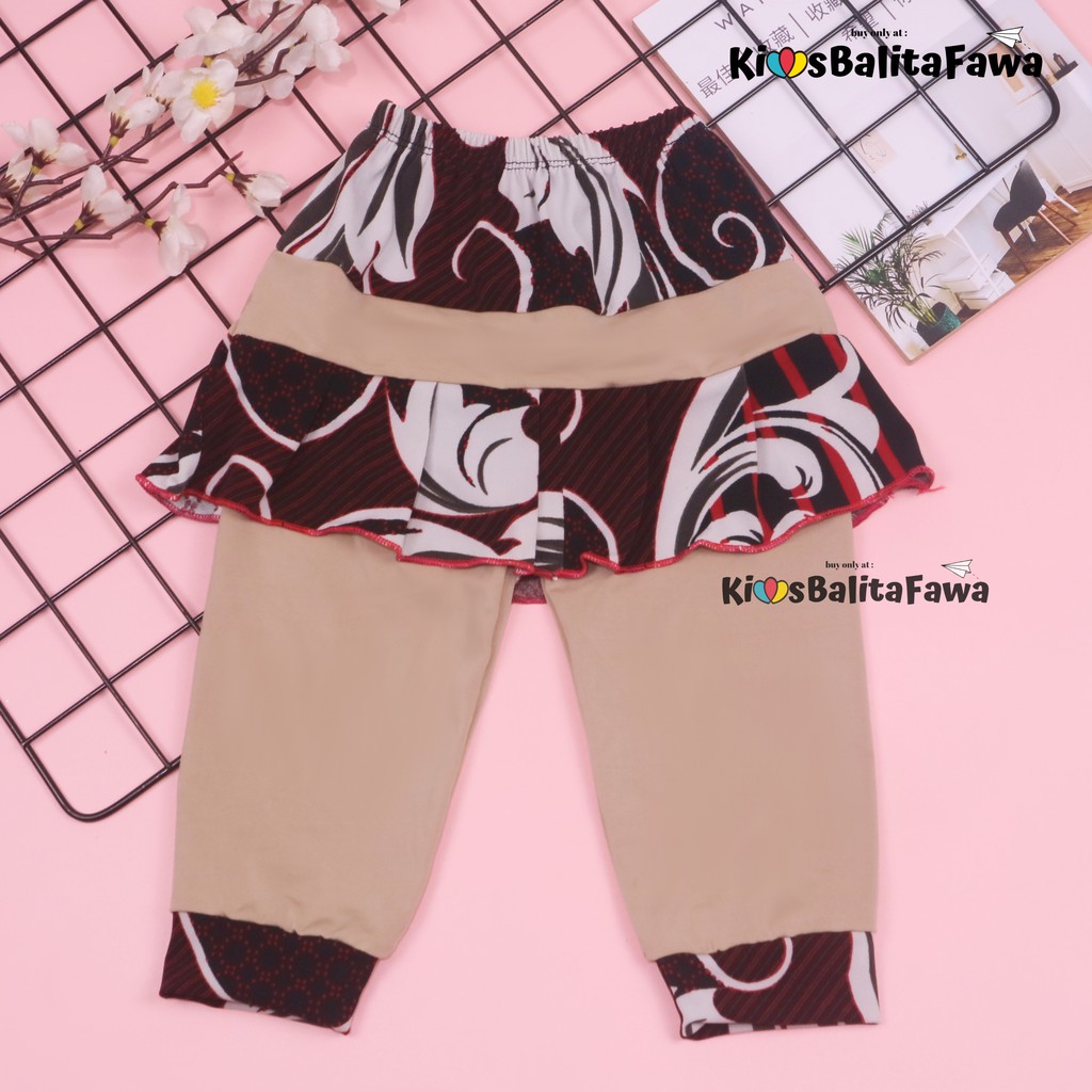 Umbrella Pants Uk Bayi 3-12 bulan / Anak Perempuan Model Celana Rok - Polos Motif - Pants Murah