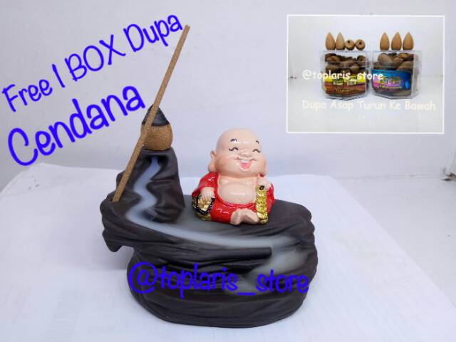 Hiolo Tempat Bakar Dupa Buddha Mini Little Buddha