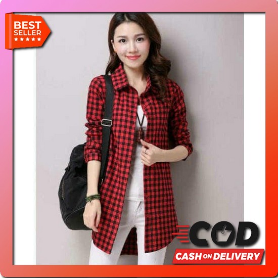 Setelan Tunik Polos Jumbo Ld 120 Warna Biru Wardah Setelan  Panjang Ju [Kirana Ro] Tunik Wanita Katu