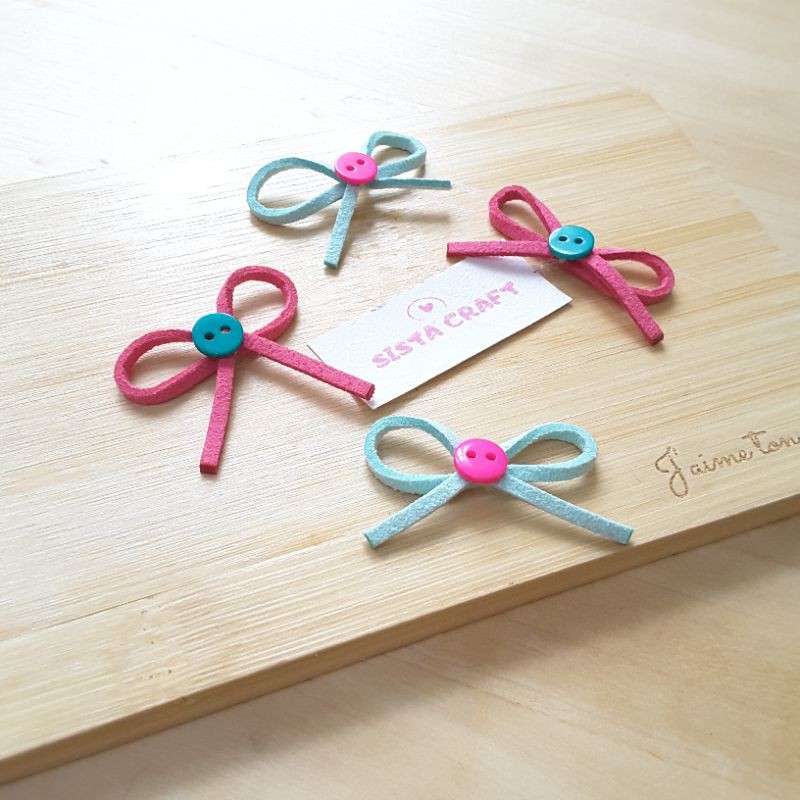 12 pcs Aplikasi pita kecil pita jadi bahan tali kulit tempel hiasan souvenir aksesoris rambut