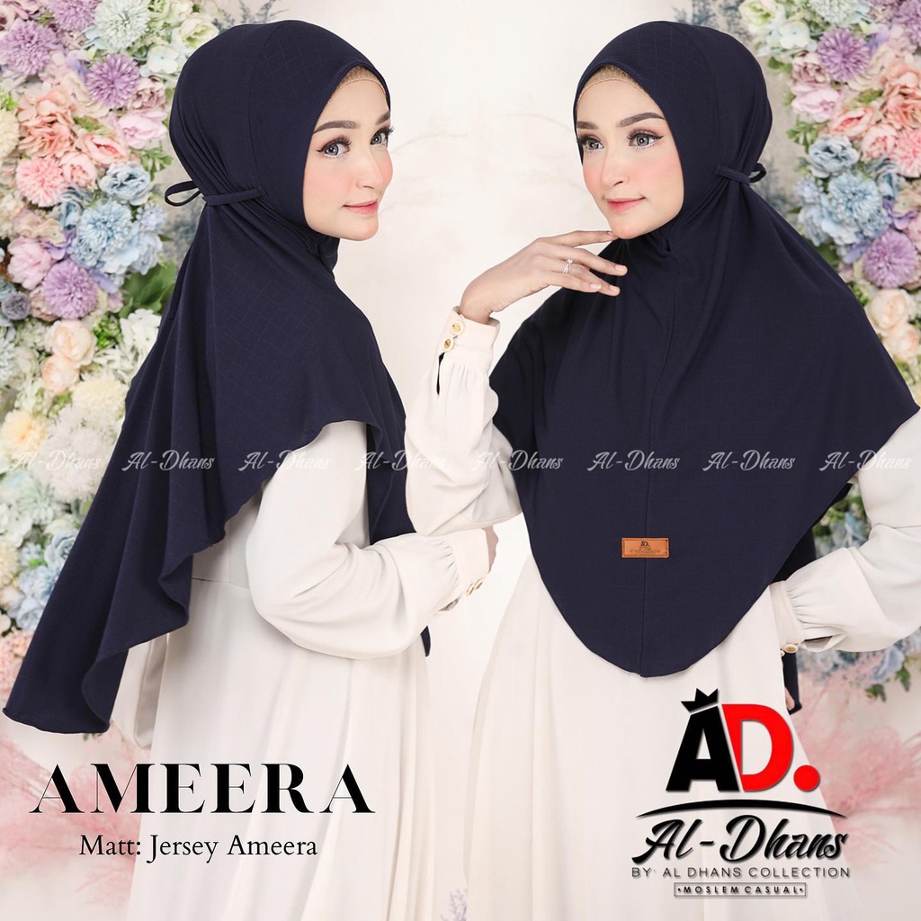JILBAB INSTAN BERGO AMEERA ALDHANS COLLECTION JERSEY AMEERA