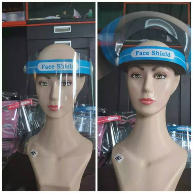 Rully68 FACE SHIELD PELINDUNG WAJAH UNTUK ANAK DAN DEWASA ANTI DEBU &amp;VIRUS MIKA TRANSPARAN TEBAL