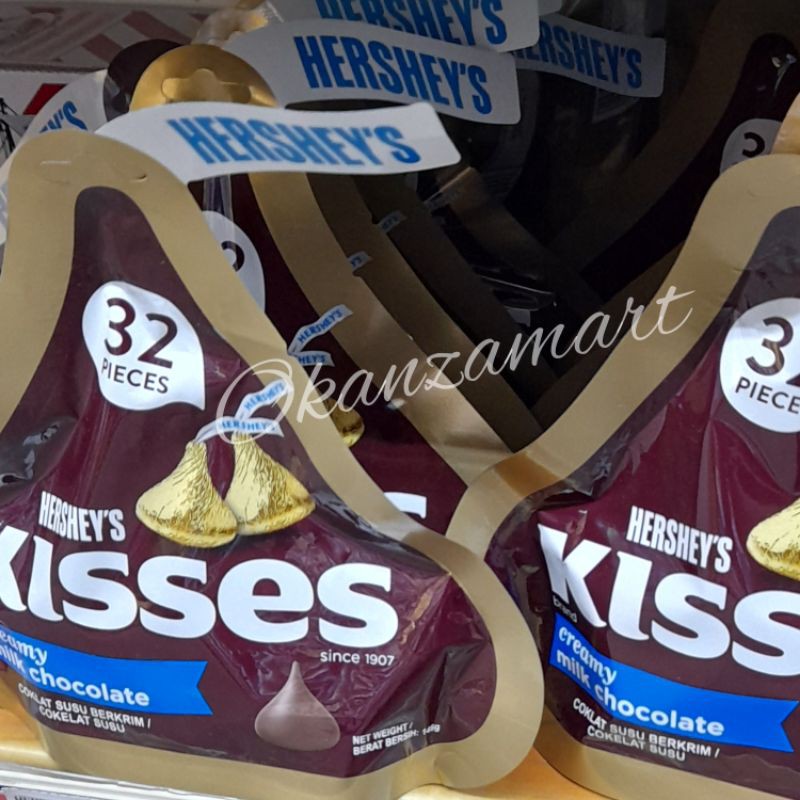 

Hershey's Hersheys Kisses Creamy Milk Chocolate Original|With Almond|Cookies N Creme 146gr