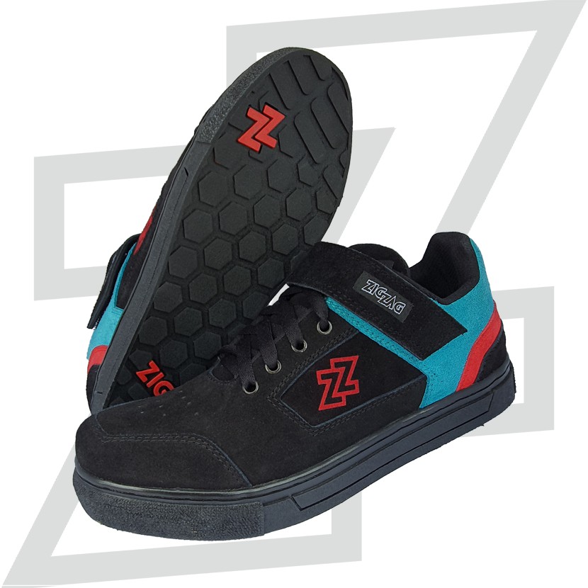 SEPATU MTB ZIGZAG XC AM ENDURO BMX FREERIDE PEDAL FLAT