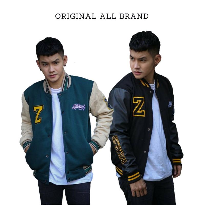 ZADE ORIGINAL JAKET PRIA BOMBER VARSITY BASEBALL