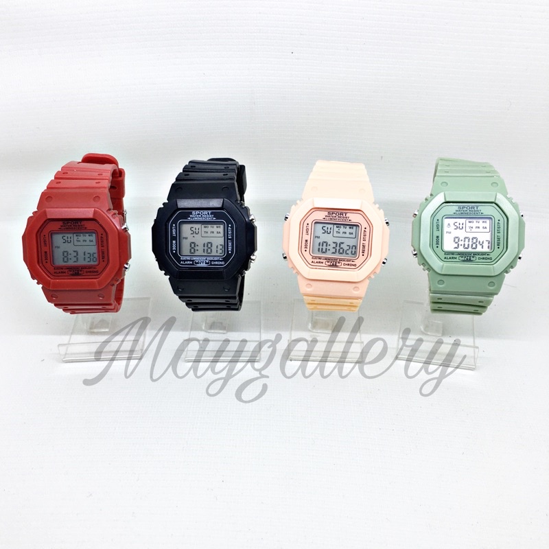 Jam Tangan Rubber Digital (Free Gift)