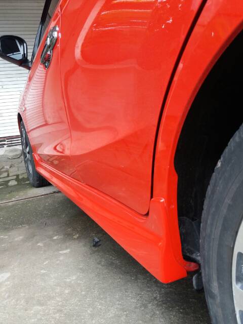 Side skirt honda Brio old