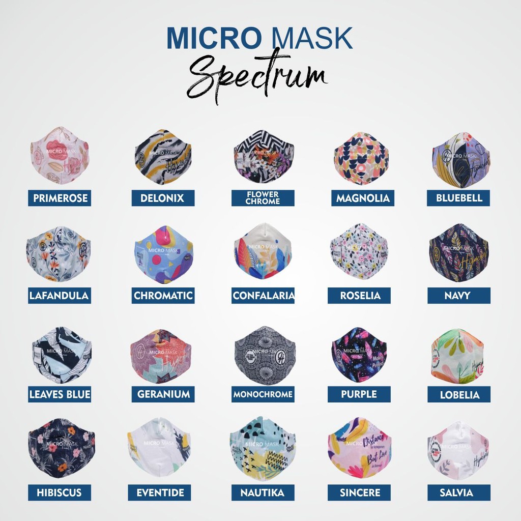 Micro Masker Hijab BLOCK UP TO 70% VIRUS 2 PLY Proteksi Premium fleece & poly-fiber Nyaman Bisa COD-3