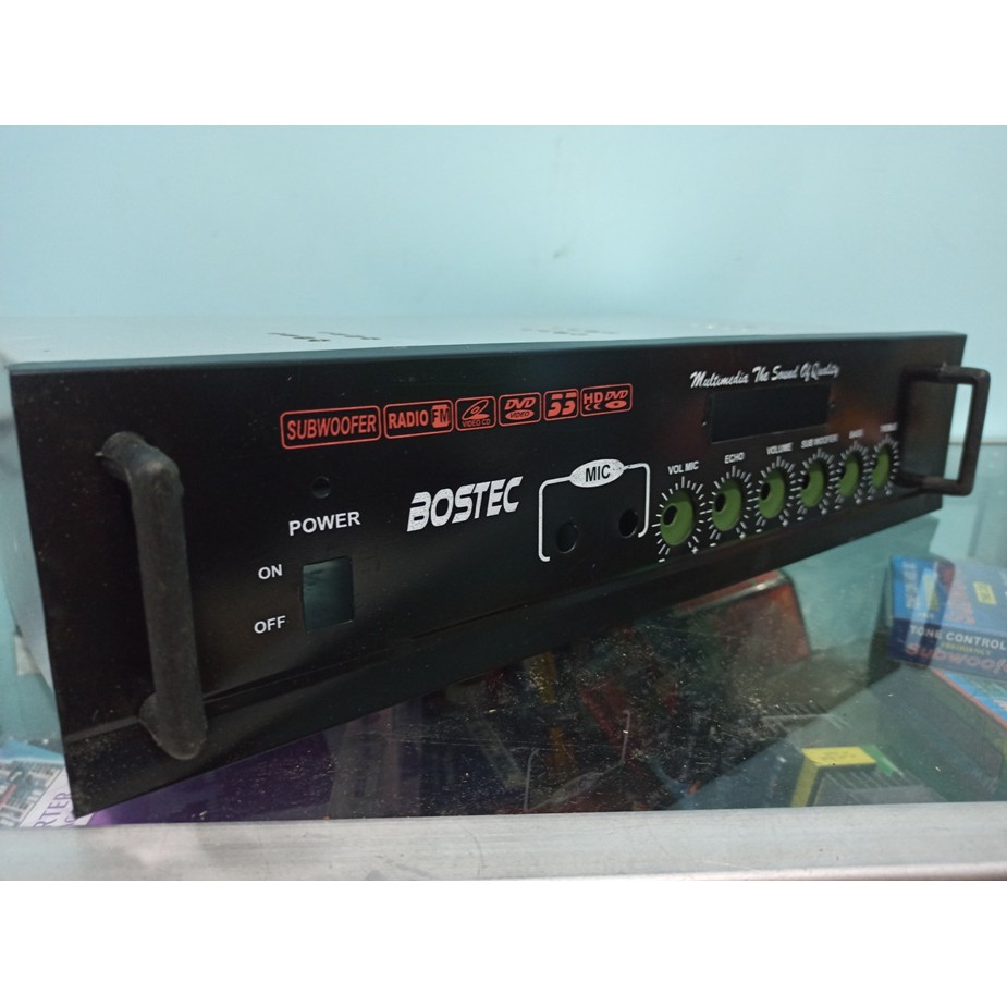 BOX POWER AMPLIFIER SOUND SYSTEM USB MULTI BOSTEC MURAH