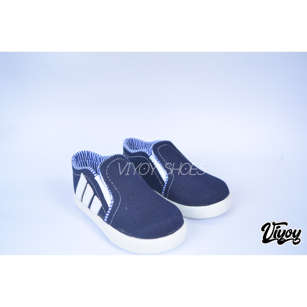 Sepatu Anak Slip On Sport Denim Murah Sepatu Anak kece dan Gaul