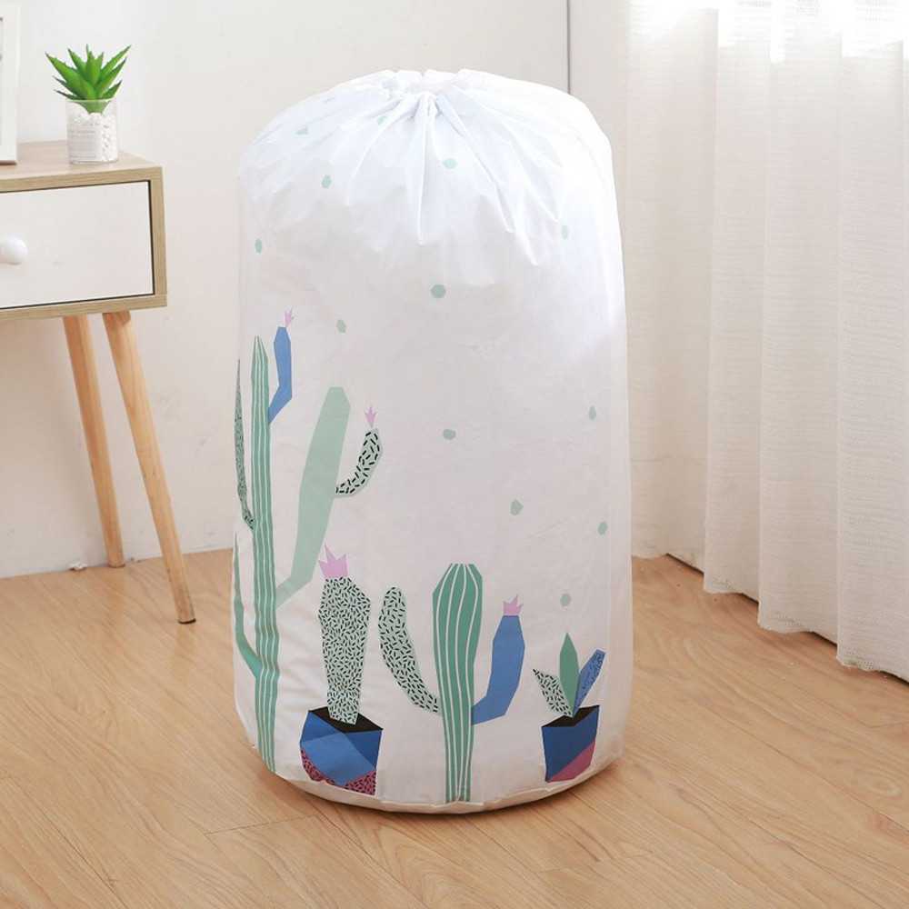 Keranjang Baju Kotor Tempat Penyimpanan Pakaian Lucu Unik Karakter Foldable Laundry Bag