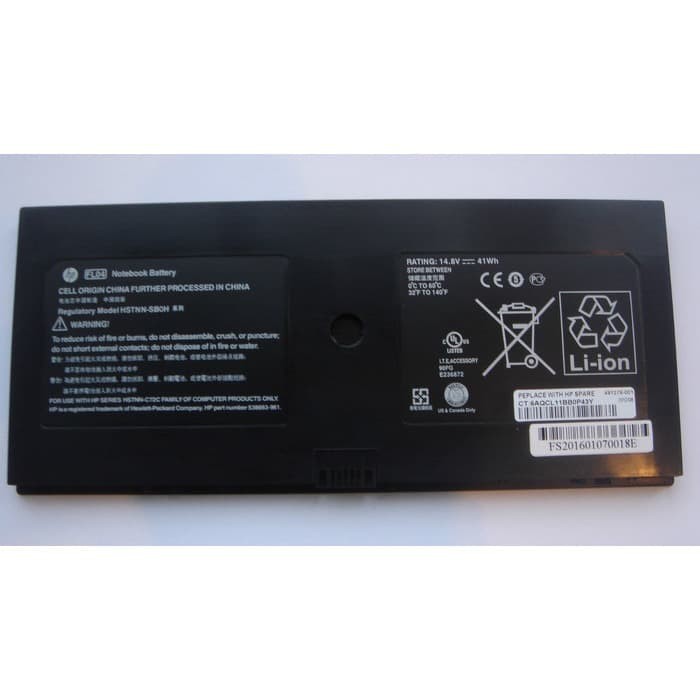 BATERE ORIGINAL HP Probook 5310M 5320M HSTNN-SB0H BQ352AA FL04 ORI