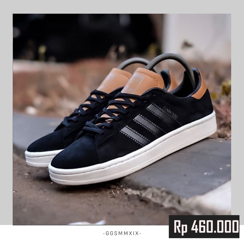 Sepatu Adidas Original | Adidas Campus Black Brown Original BNIB | Sepatu Casual Adidas Campus Black
