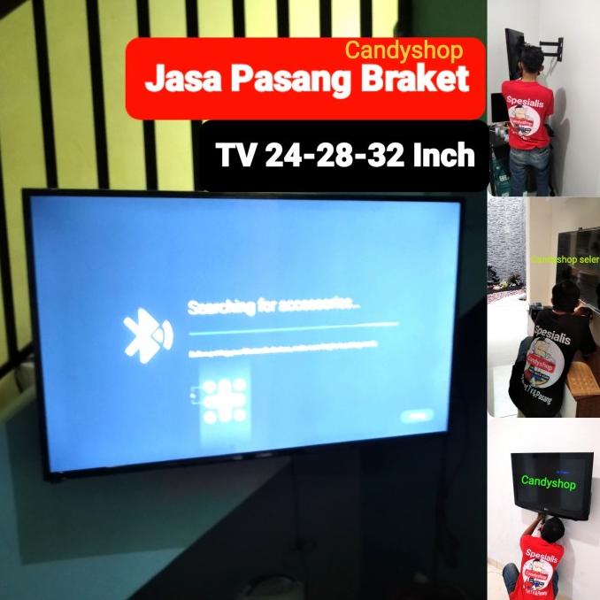 JASA PASANG BRACKET TV LED 24-32-40 INCH JADETABEK