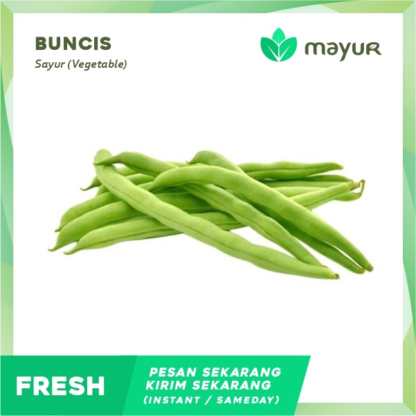 

Buncis Segar 1 Pack (100 gram)