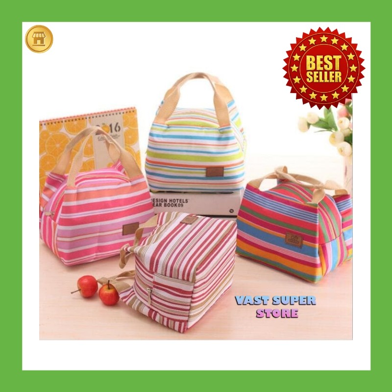Tas Bekal Makanan / Tas Bekal Penahan Panas Makanan Motif