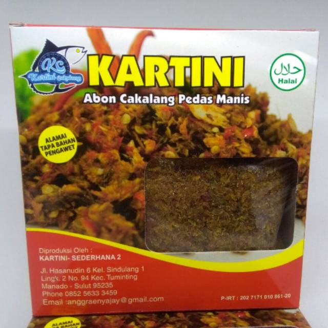 

Kartini abon pedas manis