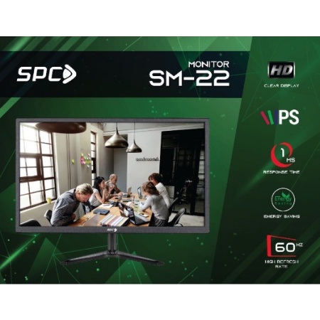 LED Monitor SPC SM-22 21.5Inch 60Hz IPS FHD HDMI - LED SPC Office SM22-4