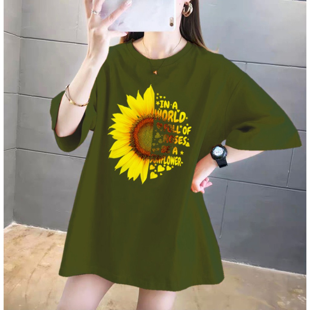 Kaos Jumbo Half Flower (Ld 116,PJ 65)