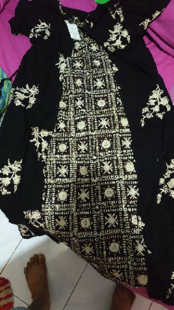 Gamis Batik Cap Cardi Sogan