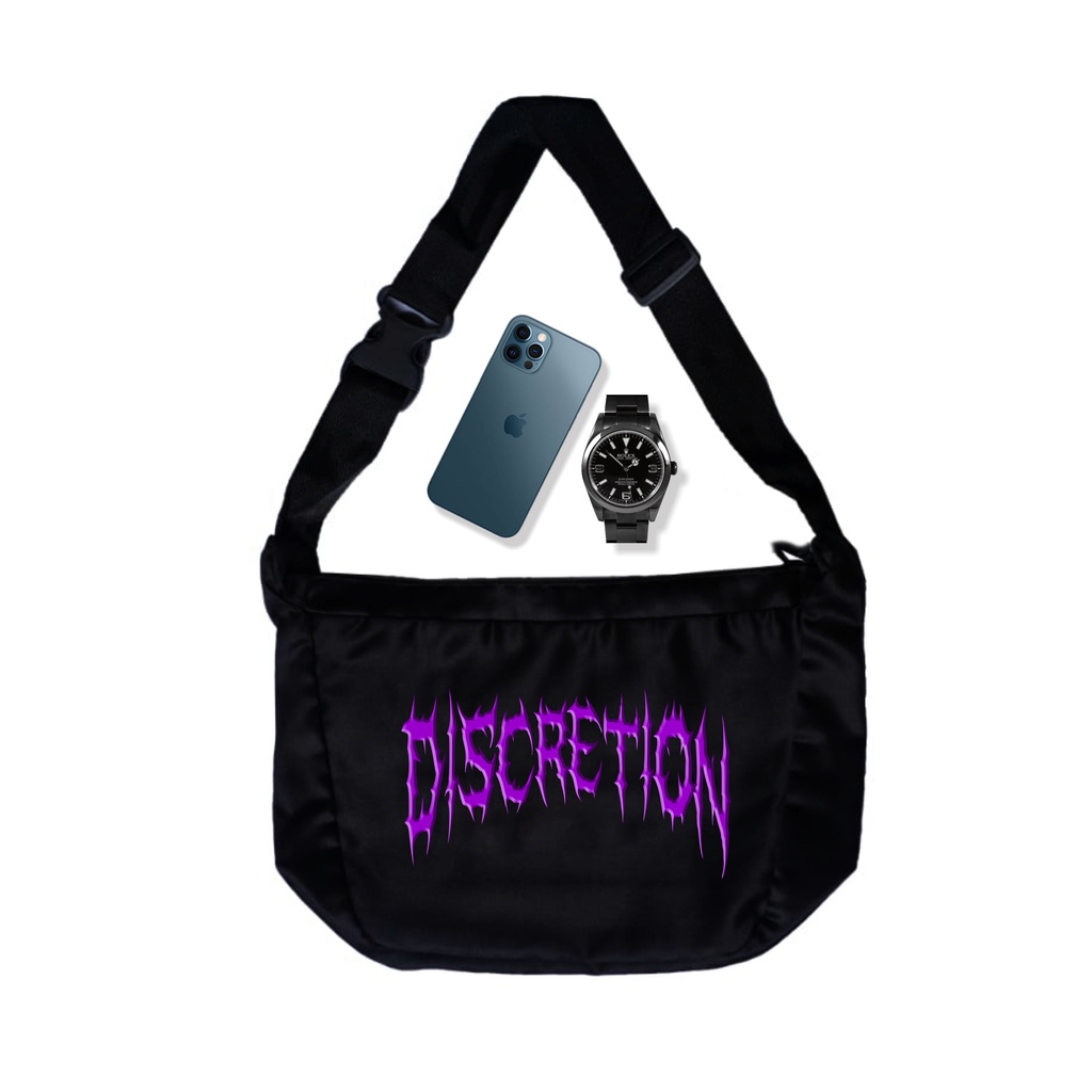 Tas Sling Bag Selempang Slempang Slingbag Pria Wanita DISCRETION OFFICIAL