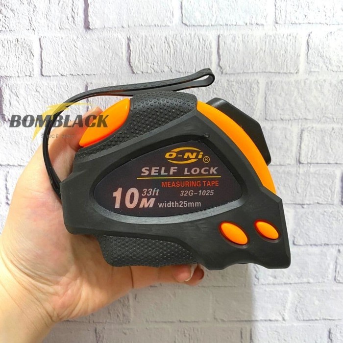 Meteran Tangan 10 Meter Meteran Karet Otomatis Self Lock 10m ONI MURAH