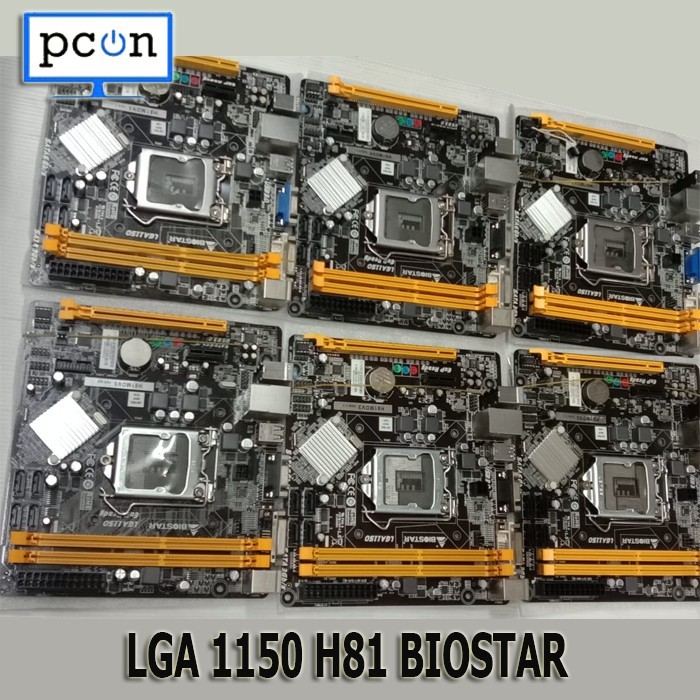 MOBO Mainboard Motherboard intel soket LGA 1150 H81 BIOSTAR Micro ATX