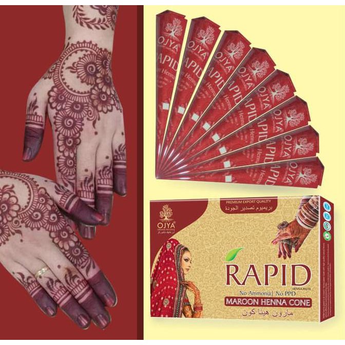 

HENNA RAPID ORGANIC NATURAL PREMIUM KAYA GOLECHA DAN NEHA