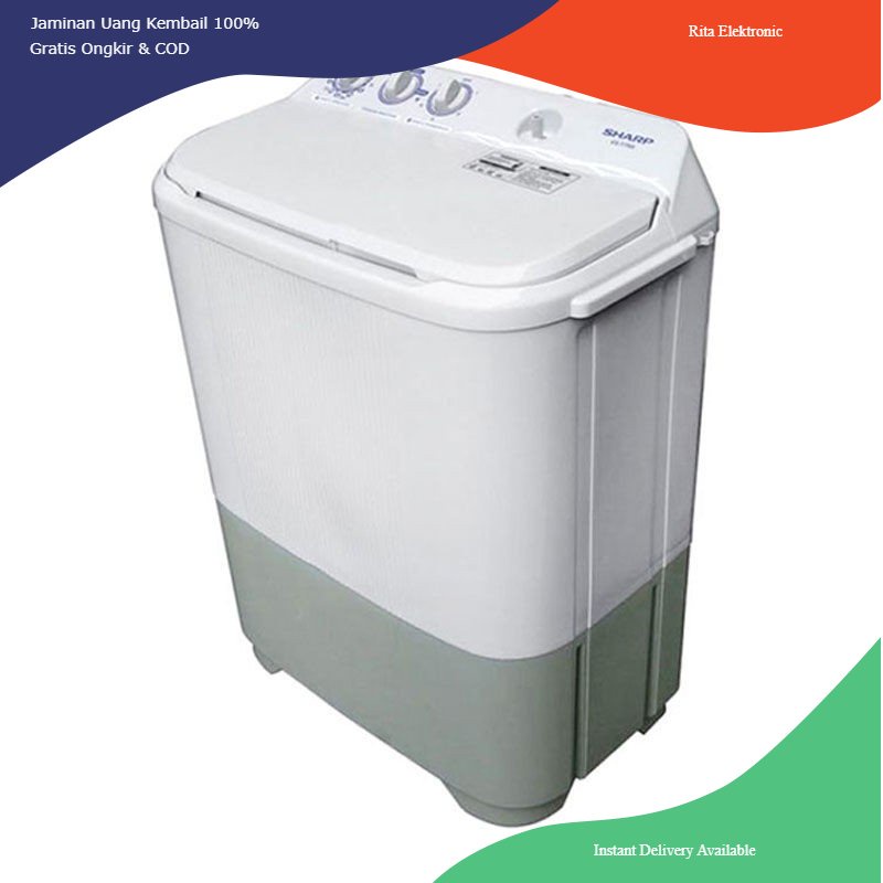 MESIN CUCI 8 KG SHARP ES T90 MW