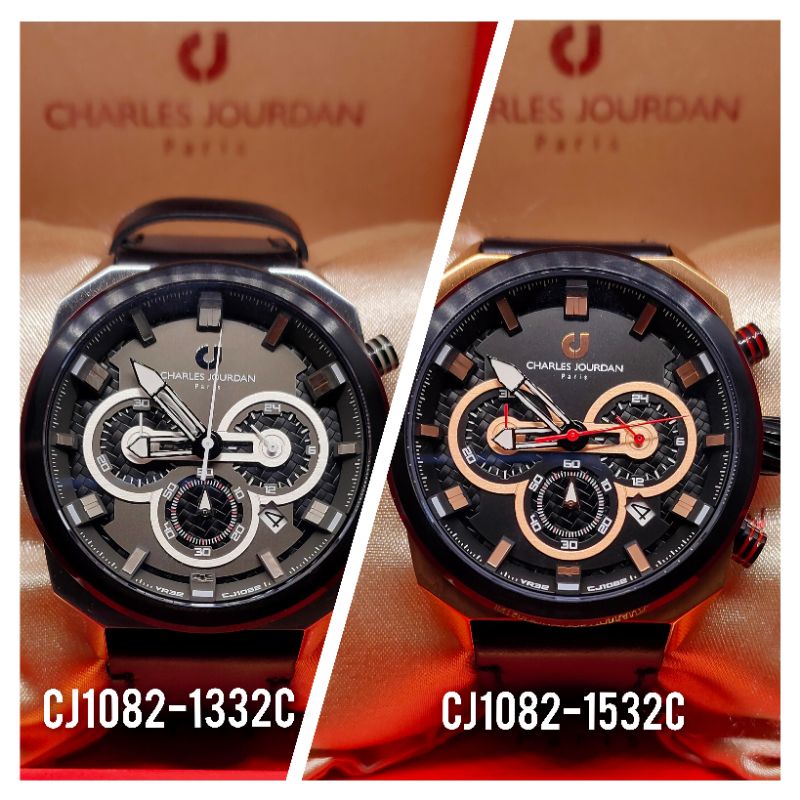 Jam Tangan Pria CHARLES JOURDAN PARIS Original