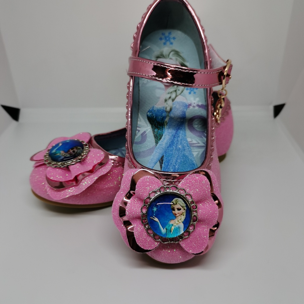 IMPORT SEPATU FROZEN ANAK PEREMPUAN / SEPATU PRINCESS ELSA ANAK GLITTER