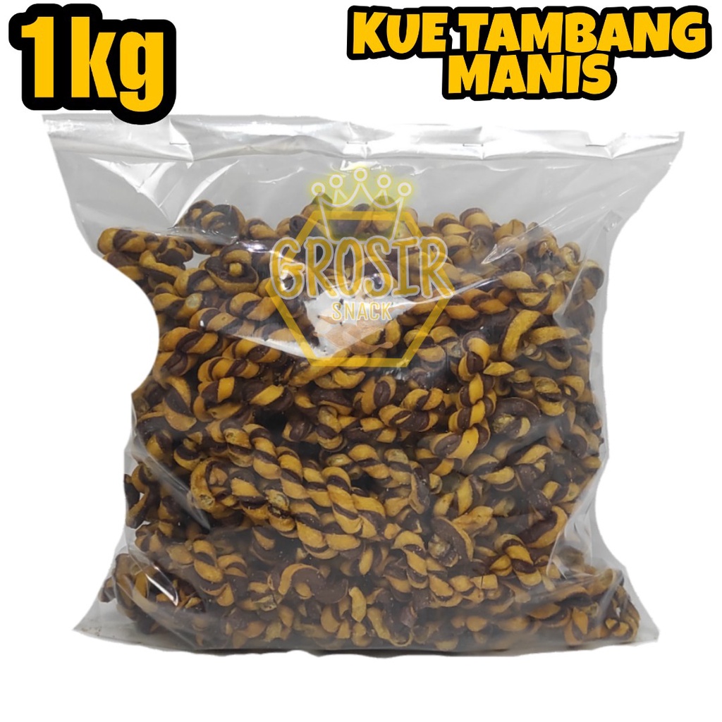 

Kue Tambang Gurih Manis / Untir Untir 1kg+ Kriuk