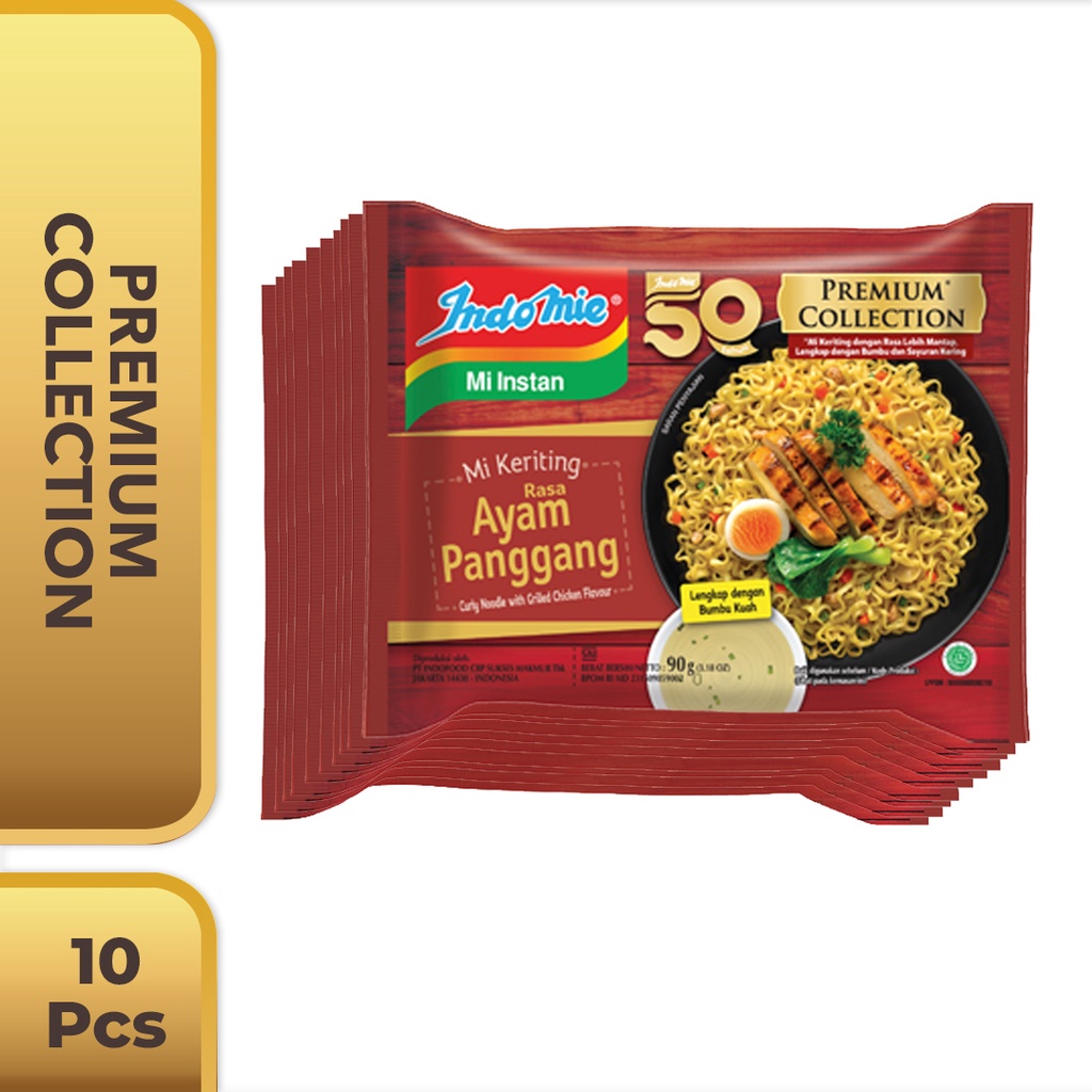 

10 Pcs - Indomie Mi Keriting Ayam Panggang