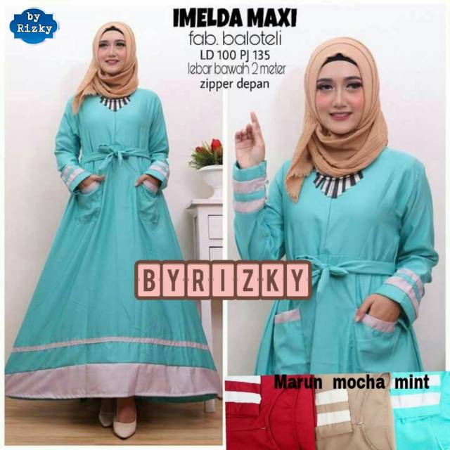 Baju gamis termurah / long dress / grosir baju muslim