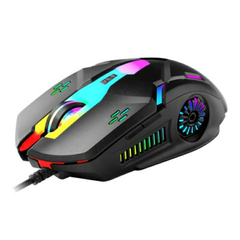 SKU-1290 MOUSE GAMING BAJEAL D2 RGB 6 TOMBOL BUTTON LED 3 DPI